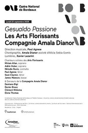 Amala Dianor and Les Arts Florissants: Gesualdo Passione @ Nuits de Fourvière 2026