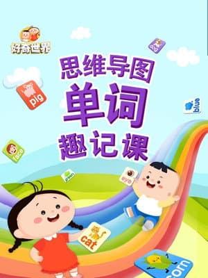 好奇世界思维导图单词趣记课