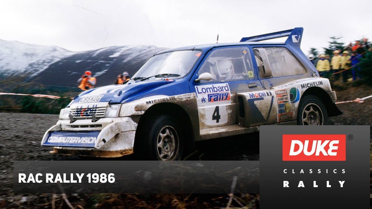 RAC Rally 1986